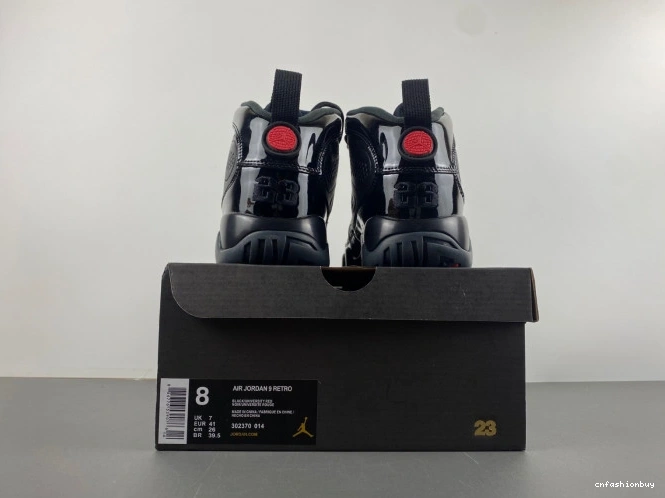 Bred Retro Air Jordan 9 Patent 302370-014 1114